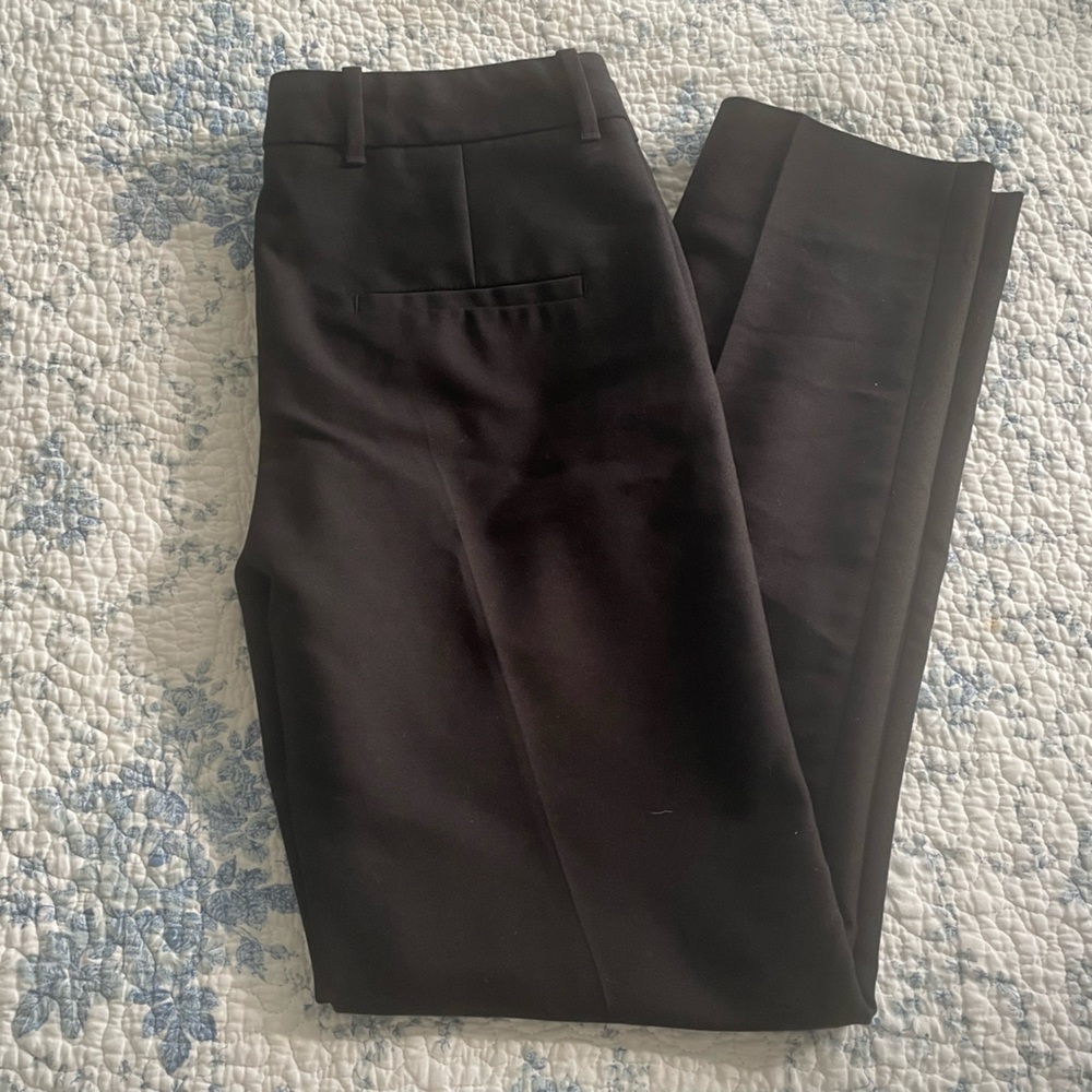 ZARA WOMENS WORK BUSINESS PANTS TROUSERS BLACK FORMAL SIZE SMALL